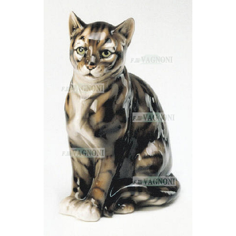 STATUA GATTO SORIANO CM. 42 -ANIMALI-